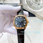 Cartier Driver DE Men's Moon Phase Black Dial Watch Replica 